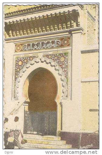 alger 27 entrée de la medersa