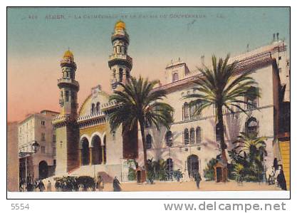 cpa algerie   alger   la cathedrale et notre dame d afrique