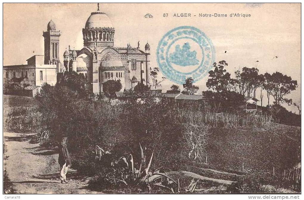 1932 ALGER NOTRE D´AME D´AFRIQUE ED. CAP N°87