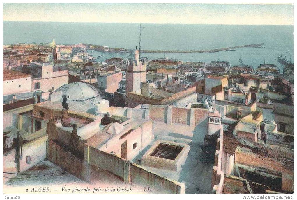 ALGERIE ALGER VUE GENERALE PRISE DE LA CASBAB LL N°2