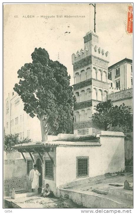 ALGER , MOSQUEE SIDI ABDERRAHMAN  JU134