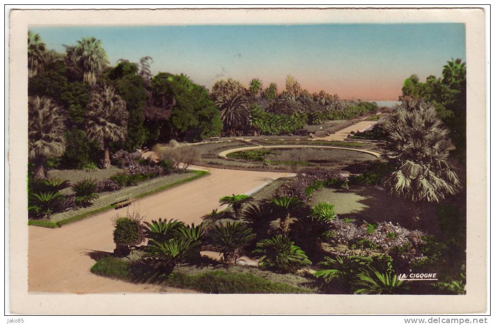 ALGER - Jardin d´Essai - Pièce d´eau - Ecrite