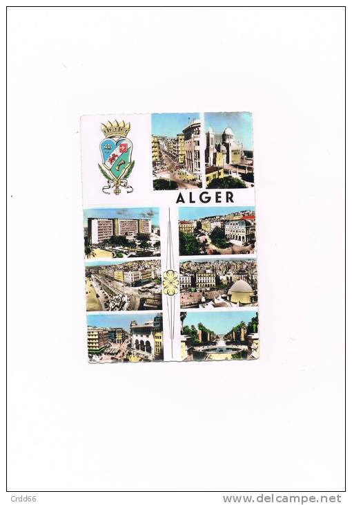 cpsm d'alger multivues