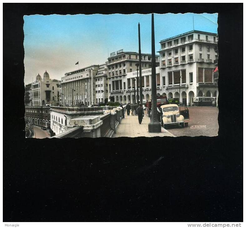 ALGERIE - ALGER - casino municipal - nouvelle mairie