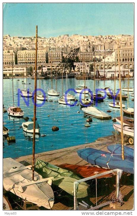 ALGER   PORT VUE GENERALE