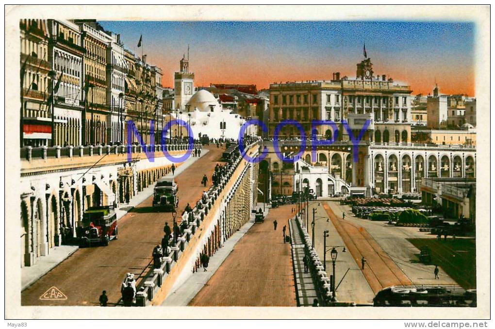 ALGER   LES RAMPES TET LE BOULEVARD