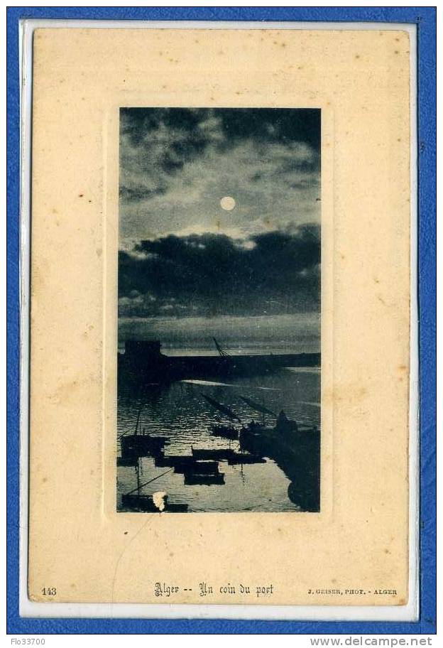 51  alger  un coin du port