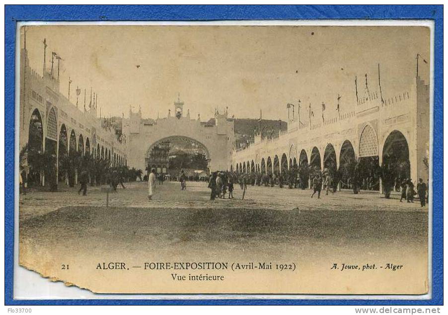 56 21 alger foire exposition avril mai 1922  vue intérieure  (en l'état)