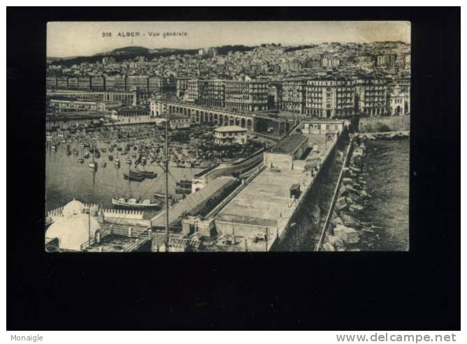 CP ALGERIE  ALGER VUE GENERALE  1933