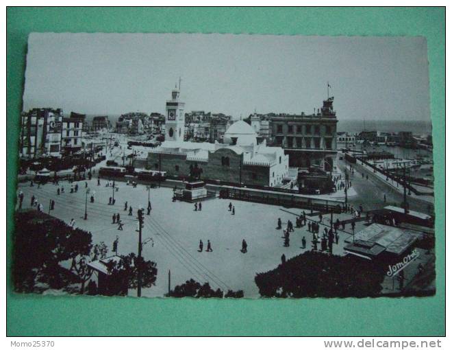 CPA CARTE POSTALE N°163  ALGER ALGERIE  PLACE DU GOUVERNEMENT  POSTKARTE CARTOLINA