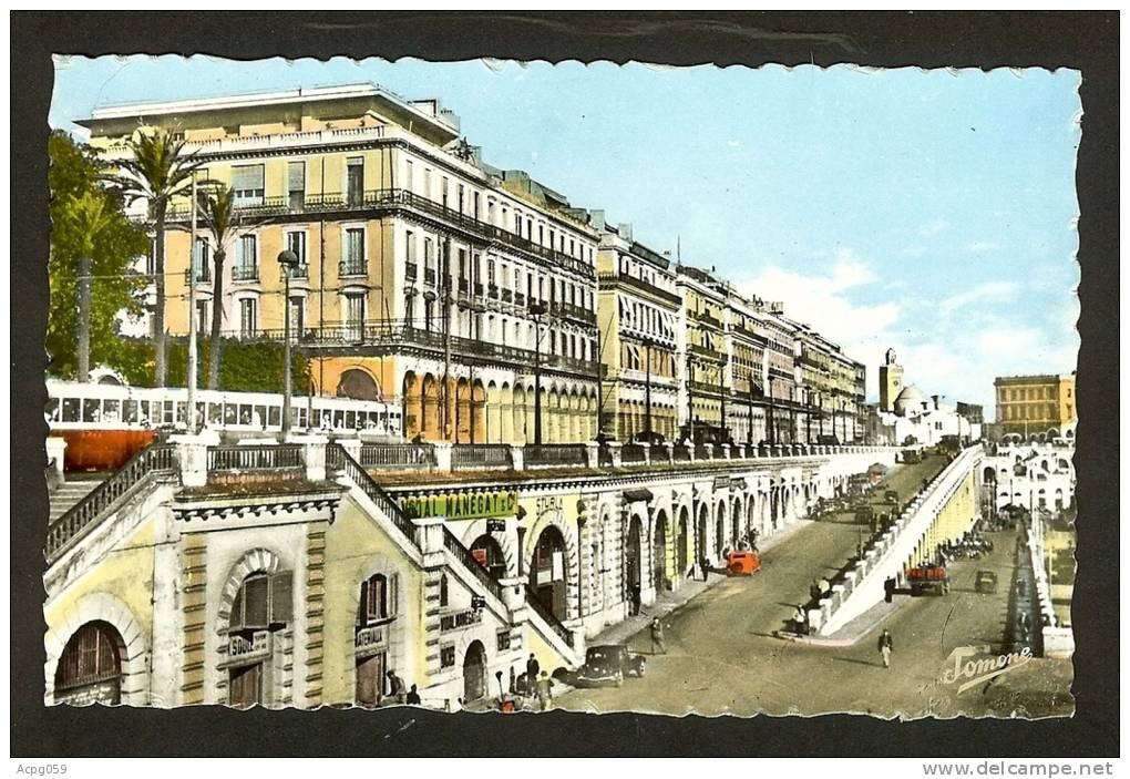 3H - Alger - Boulevard de la République et l´Hôtel de l´Oasis