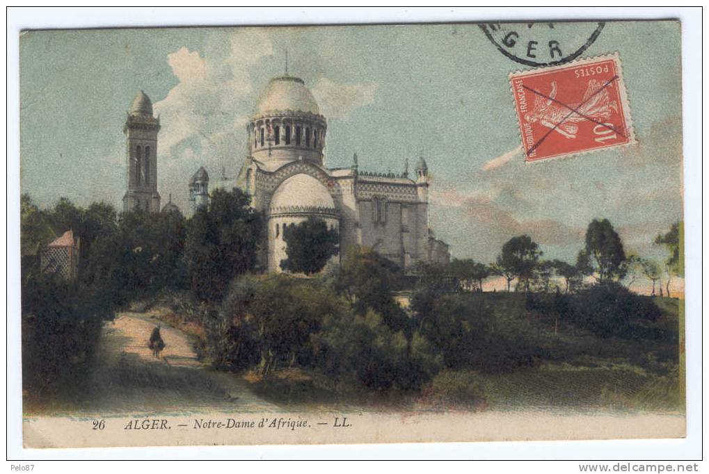 CPA  Alger Notre-Dame d'Afrique  (animée)    B62