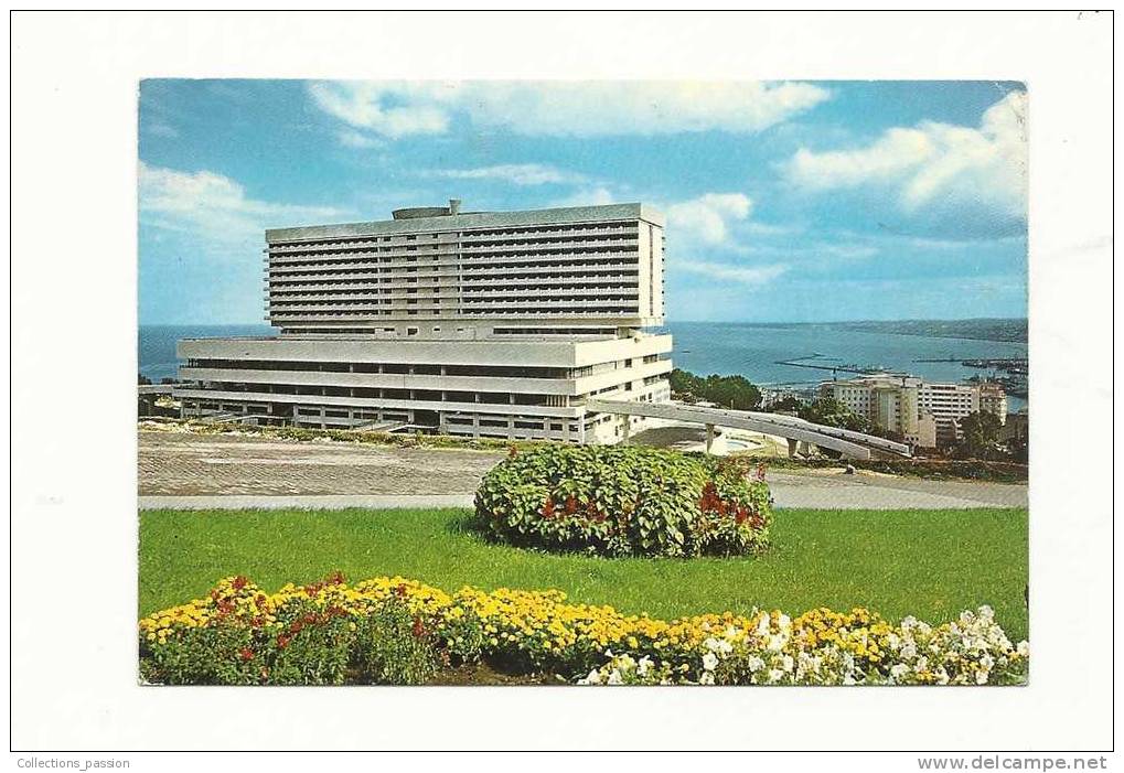 cp, Alger, L'Hôtel Aurassi,  voyagée