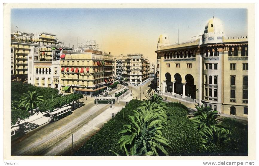 ALGER - Carrefour de la Rue d'Isly