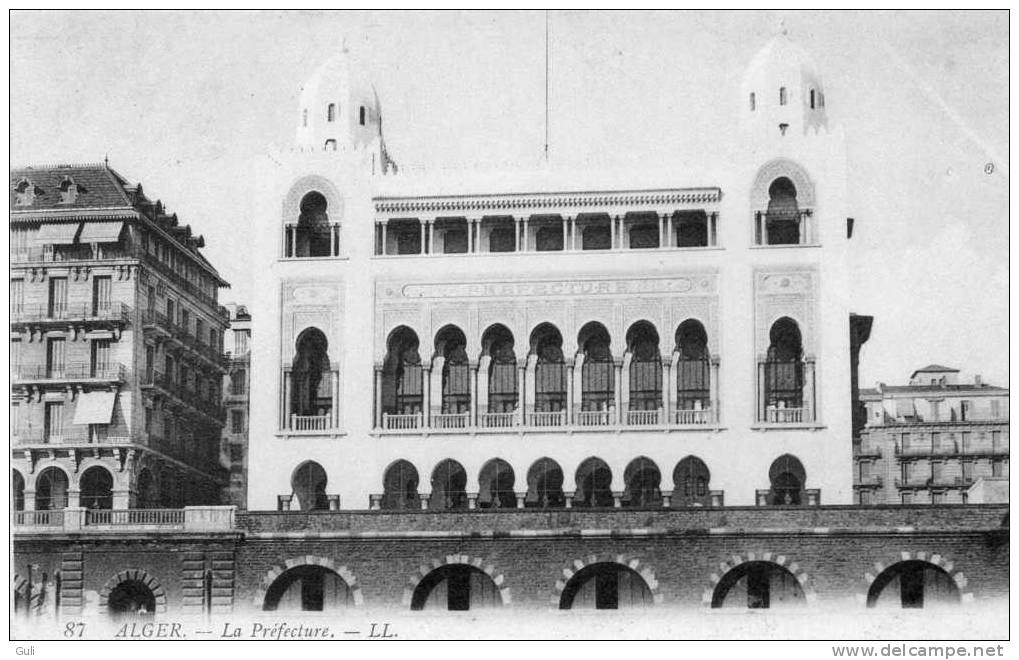 Algérie-ALGER- la Préfecture (Editions  L-L  n°87)  *PRIX FIXE