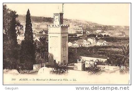 CPA - ALGER - LE MARABOUT DE BELCOURT ET LA VILLE - Editions L.L / N° 392
