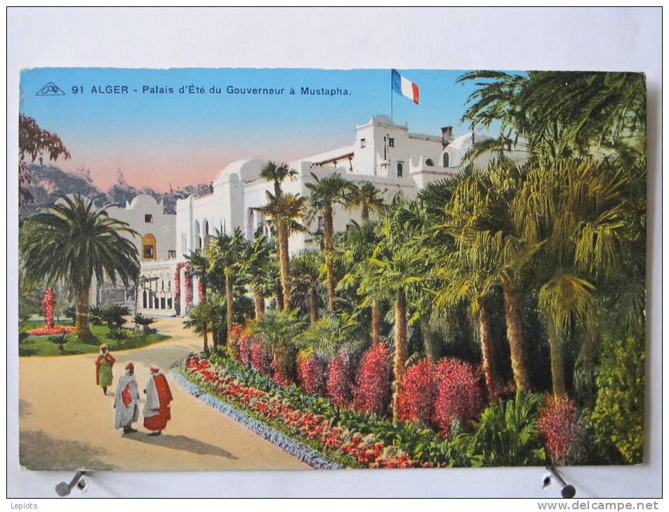 Algérie - Alger - Palais d'Eté du Gouverneur à Mustapha - Neuve - Scan recto-verso