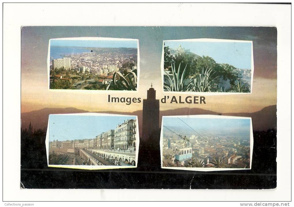 cp, Algérie, Alger, Multi-Vues, écrite