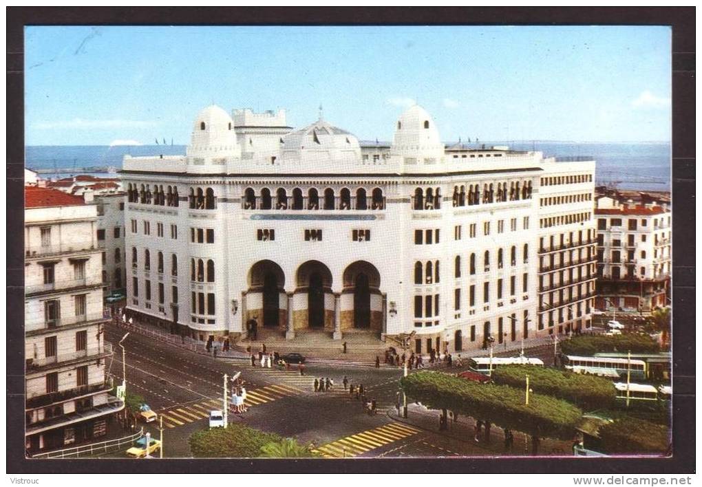 ALGER - Grande Poste - Circulated under Cover - Circulé sous enveloppe. 1986