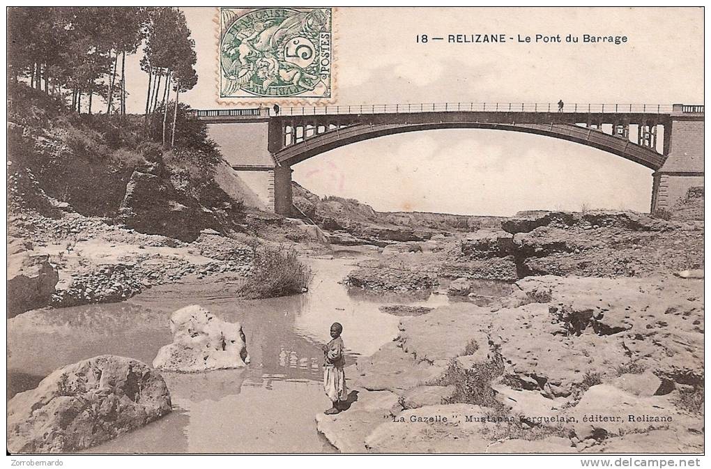 RELIZANE le  pont du barrage
