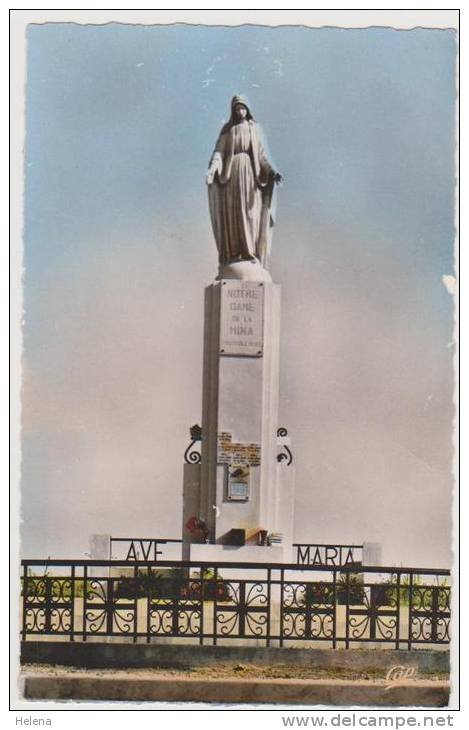 RELIZANE . NOTRE DAME DE LA MINA . STATUE EDIFIEE PAR 