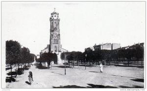 RELIZANE L´Eglise,place de la mairie.