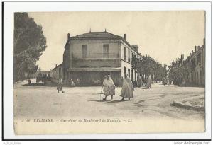 RELIZANE , CARREFOUR DU BOULEVARD DE MASCARA