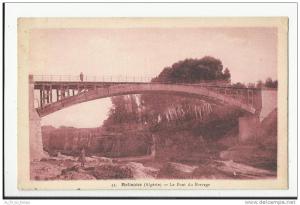 RELIZANE , LE PONT DU BARRAGE