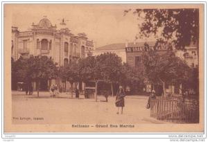 AFRIQUE ALGERIE ORAN RELIZANE AU GRAND BON MARCHE TRES ANIMEES.CPA BON ETAT