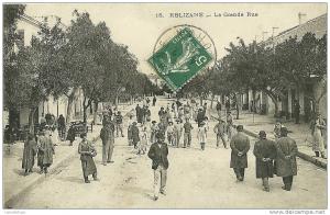 ALGERIE - RELIZANE / LA GRANDE RUE