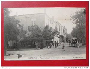 RELIZANE    ALGÉRIE   PLACE DE LA MINA HOTEL DE LA PAIX  Edit GEISER