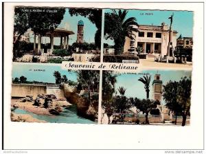 AGERIE RELIZANE  souvenir poste barrage mosquée l'église