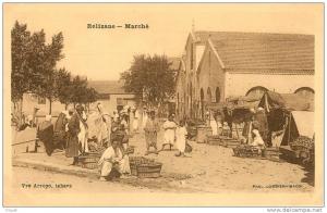 Maroc, cpa Relizane, le Marché, éd Arroyo