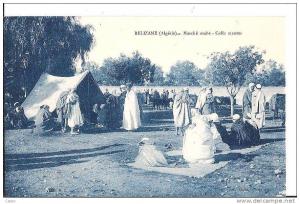 RELIZANE - Marché Arabe - Cafés maures.