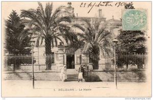 Afrique > Algérie- RELIZANE - la Mairie   (Année  1906)  ( animation) (philatélie timbre stamp  TAXE )