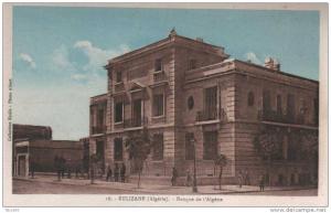 CPA ALGERIE RELIZANE LA BANQUE