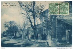 Tizi 3 Rue principale Route No 7 de Relizane au maroc edit Durand