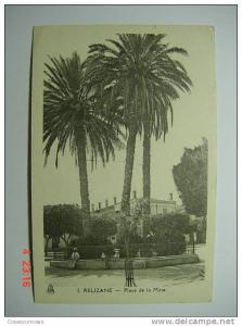 3954 ALGERIE ARGELIA  RELIZANE  PLACE DE LA MINA YEARS 1920 MAS DE ESTE PAIS CIUDAD EN MI TIENDA