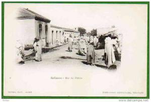 AFRIQUE. ALGERIE. RELIZANE. Vue sur La Rue du Fortin.