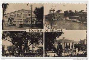 RELIZANE       -      Souvenir,carte Multivues de la Ville.