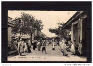 ALGERIE Relizane Rue du Fortin, bien animée, ed LL 18, 192?