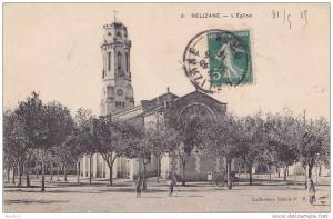 Relizane.- (Algérie)  L´Eglise   -  (animée)