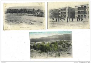 MAROC - AIN SEFRA - 3 CPA  La Caserne de la Légion - vue générale - la Redoute