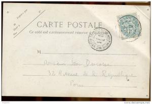 63317 - 1 TP, tarif  5 c, cad AIN SEFRA 1904   TROUPES DU TIGIHELT REGION IN SALAH et nombreux cachets TB