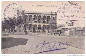 1915 ALGERIE CP FM cachet   PLACE D´AÏN SEFRA  sur Carte de l´HOPITAL MILITAIRE / COLOMB BECHAR / franchise