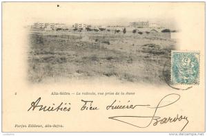 AIN SEFRA LA REDOUTE VUE PRISE DE LA DUNE