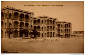 CPA Algérie AIN-SEFRA les casernes de la légion étrangère (c 666)