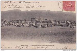 CPA * * AÏN-SEFRA * * Camp de Tirailleurs près la Redoute