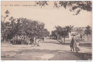 ALGERIE  -  AIN SEFRA  -  Avenue de la Gare  -