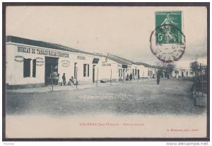 Ain - Sefra.- (Sud OranaisAlgérie) Rue Principale - (belle animation - Bureau de Tabas Epicerie Bazar Européen)